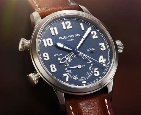 patek philippe calatrava pilot travel time ref 5524 price